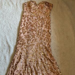 Pink/Nude long dress